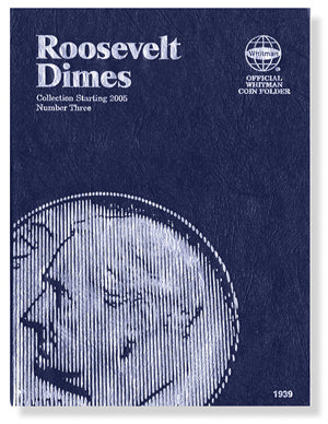 Whitman 1939 Roosevelt Dimes Starting 2005 Coin Folder