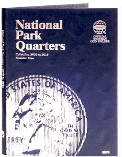 Whitman 2876 National Park Quarters Vol.1 2010-15 Philadelphia & Denver Mint Coin Folder