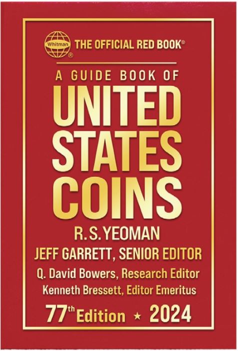 Whitman 50154 2024 77th Edition Guide Book of United States Coins Red Book