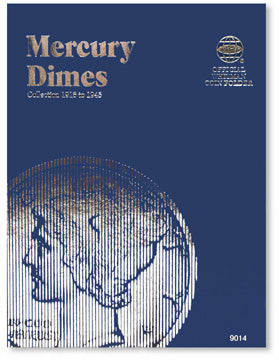 Whitman 9014 Mercury Dimes 1916-1945 Coin Folder