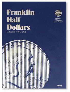 Whitman 9032 Franklin Half Dollars 1948-1963 Coin Folder