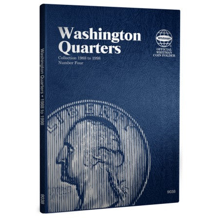Whitman 9038 Washington Quarters 1988-1998 Coin Folder