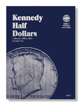 Whitman 9698 Kennedy Half Dollars 1986-2003 Coin Folder