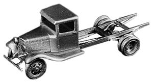 Wheel Works 96108 HO Scale American Light Trucks - 1934 -- Cab & Chassis