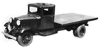 Wheel Works 96127 HO Scale American Light Trucks - 1934 -- Flatbed Truck