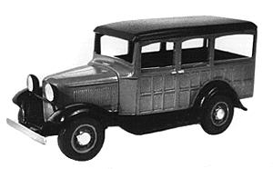 Wheel Works 96130 HO Scale Automobile 1932 -- Station wagon