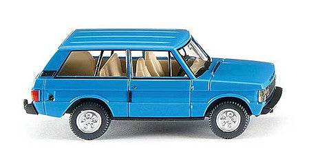 Wiking 10502 HO Scale 1970 Range Rover - Assembled -- Blue