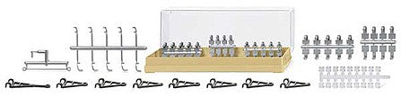 Wiking 1818 HO Scale Towbars and Drawbars -- Fits Vintage Wiking Vehicles Dating back as far as the 1960s