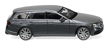 Wiking 22709 HO Scale Mercedes-Benz E-Klasse W213 Station Wagon - Assembled -- Metallic Gray