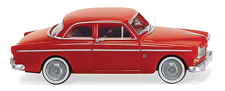 Wiking 22803 HO Scale 1956 Volvo Amazon - Assembled -- Red