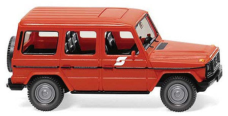 Wiking 26639 HO Scale 1975 Puch G - Assembled -- Austrian Federal Railways OBB (red, white)