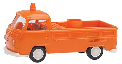 Wiking 31601 HO Scale Volkswagen T2 Flatbed Truck -- Service Vehicle (red)