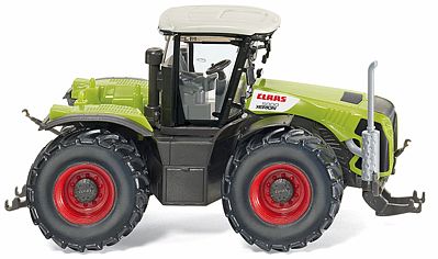 Wiking 36399 HO Scale Claas Xerion 5000 Tractor - Assembled -- Green, Red