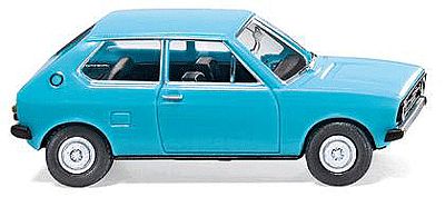 Wiking 3698 HO Scale Audi 50 -Assembled -- Miami Blue