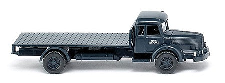 Wiking 48004 HO Scale 1950 Krupp Flatbed - Assembled -- Royal Air Force (black)