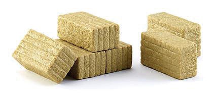 Wiking 77394 11689 Scale Rectangular Hay Bales -- pkg(6)