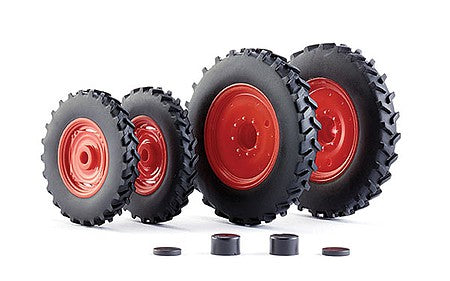 Wiking 77395 11689 Scale Row Crop Wheels for Claas Arion 400 Series Farm Machinery -- 1 Set