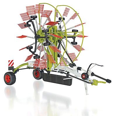 Wiking 77828 12785 Scale Claas 2600 Rake Liner - Assembled -- Green, Red