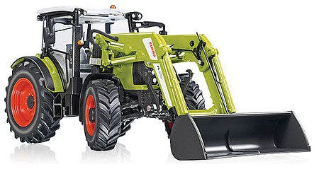 Wiking 77829 11689 Scale Claas Arion 430 Front-End Loader - Assembled -- Claas (green, red, white)