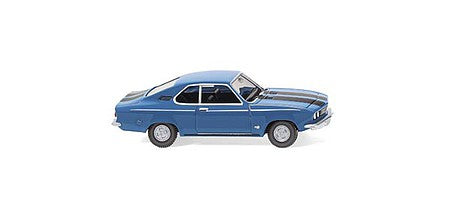 Wiking 82711 HO Scale 1970-1975 Opel Manta A Le Mans 2-Door Hardtop - Assembled -- Blue