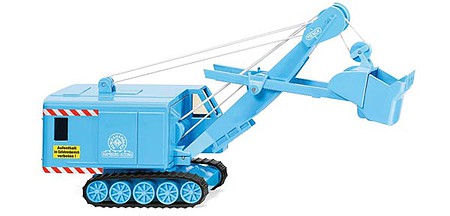 Wiking 89706 HO Scale 1954-1956 Menck Excavator - Assembled -- Light Blue