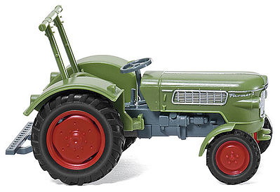Wiking 89904 HO Scale Fendt Farmer 2 Tractor - Assembled -- Green, Red