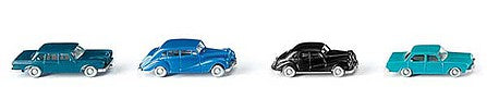 Wiking 91404 N Scale Classic Auto 4-Pack - Assembled
