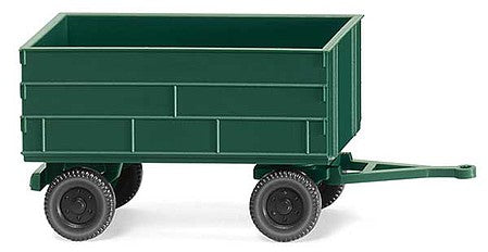 Wiking 95639 N Scale Krone Emsland Agricultural Trailer - Assembled -- Green