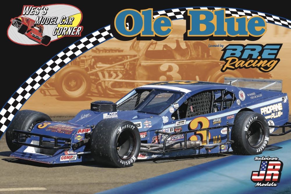 WMCC Models 10003 1/25 Ole Blue BRE Racing #3 Asphalt Modified Race Car (Ltd Prod)