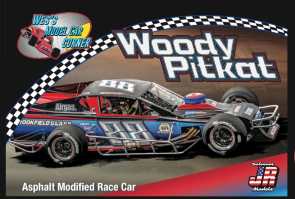 WMCC Models 10088 1/25 Woody Pitkat #88 Asphalt Modified Race Car (Ltd Prod)