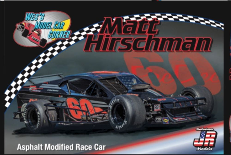 WMCC Models 160 1/25 Matt Hirschman #60 Asphalt Modified Race Car (Ltd Prod)