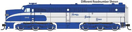 Walthers Mainline 910-10095 HO Scale Alco PA - Standard DC -- Nickel Plate Road #181 (blue, silver-gray)