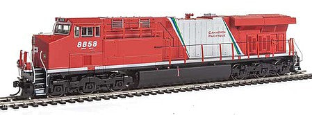 Walthers Mainline 910-10165 HO Scale GE ES44AC Evolution Series GEVO - Standard DC -- Canadian Pacific #8858 (red, white, green; Ex-Vancouver 2010 Scheme, Bilingual