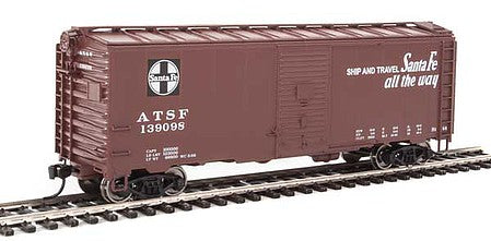 Walthers Mainline 910-1333 HO Scale 40' Association of American Railroads 1944 Boxcar - Ready to Run -- Santa Fe #139098 (Super Chief)