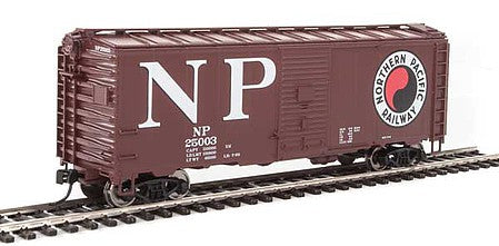 Walthers Mainline 910-1346 HO Scale 40' Association of American Railroads 1944 Boxcar - Ready to Run -- Northern Pacific #25003