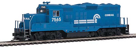 Walthers Mainline 910-20420 HO Scale EMD GP9 Phase II with Chopped Nose - ESU(R) Sound and DCC -- Conrail #7565 (blue, white)