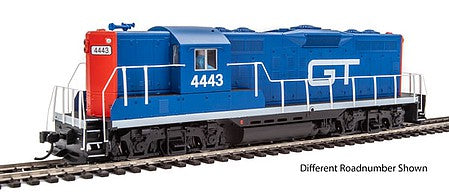 Walthers Mainline 910-20466 HO Scale EMD GP9 Phase II with High Hood - ESU(R) Sound and DCC -- Grand Trunk Western #4448