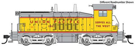 Walthers Mainline 910-20663 HO Scale EMD SW7 - ESU Sound & DCC -- Union Pacific(R) #1821 (Armour Yellow, gray, red)