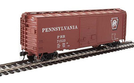 Walthers Mainline 910-2262 HO Scale 40' ACF Welded Boxcar w/8' Youngstown Door - Ready to Run -- Pennsylvania Railroad #71523