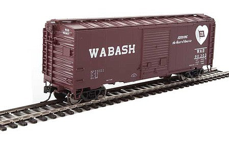 Walthers Mainline 910-2268 HO Scale 40' ACF Welded Boxcar w/8' Youngstown Door - Ready to Run -- Wabash #90303