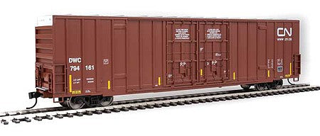 Walthers Mainline 910-2988 HO Scale 60' High-Cube Plate F Boxcar - Ready to Run -- Canadian National #794161 - DWC reporting marks