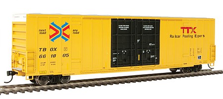 Walthers Mainline 910-3000 HO Scale 60' High-Cube Plate F Boxcar - Ready to Run -- TTX TBOX #661805
