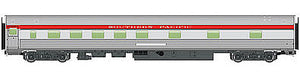 Walthers Mainline 30107 HO Scale 85' Budd 10-6 Sleeper - Ready to Run -- Southern Pacific (silver, red)