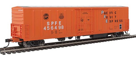 Walthers Mainline 910-3942 HO Scale 57' Mechanical Reefer - Ready to Run -- Southern Pacific Fruit Express(TM) #456498 (orange, black, white)