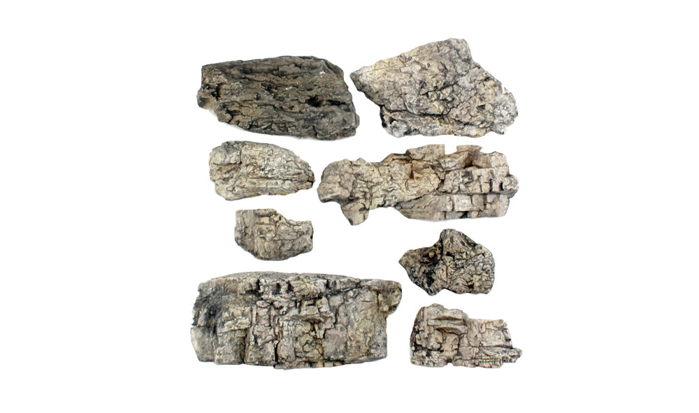 Woodland Scenics 1137 Ready Rocks- Faceted Rocks (8)