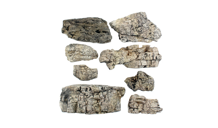 Woodland Scenics 1137 Ready Rocks- Faceted Rocks (8)