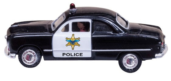 Woodland Scenics 5593 HO Just Plug: Police Car Lighted Vehicle