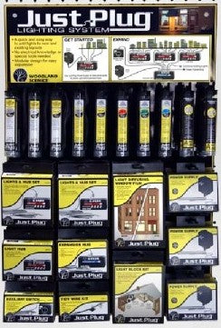 Woodland Scenics 5780 Just Plug Lighting System Assortment & Merchandiser SPECIAL ORDER