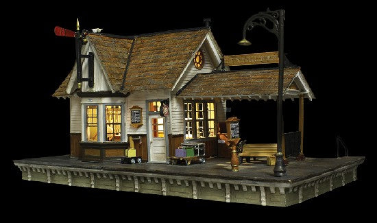 Woodland Scenics 5852 O Built-N-Ready The Depot LED Lighted