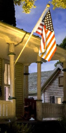 Woodland Scenics 5953 Just Plug: Small Mount Pole w/United States Flag for Multiple Scales